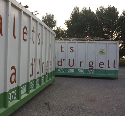 Alquiler de contenedores de madera